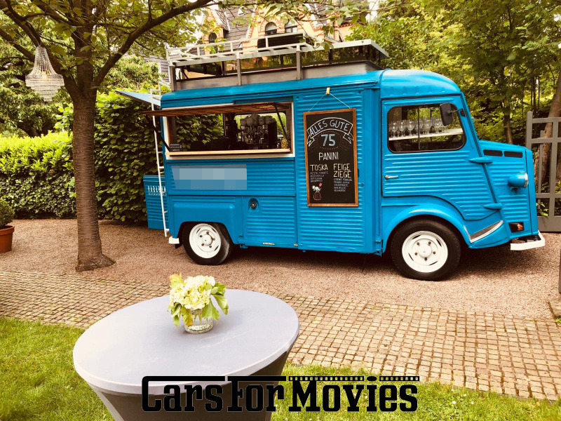 CarsForMovies | Citroen HY 1972 Frankreich Blau Weiß Nutzfahrzeug Verkaufswagen Niedersachsen 5549 Oldtimer Imbiss Foodtruck Catering Typ H 1600